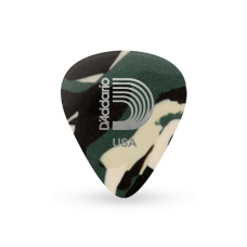 Daddario Camouflage Zelluloid-Gitarren-Picks Medium