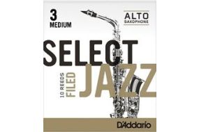 Rico Select Jazz Alt-Sax 3M Unfiled 10er Box RRS10ASX3M