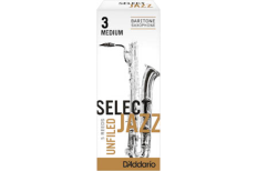 Rico Select Jazz Bariton-Sax 3M Unfiled 5er Box RRS05BS