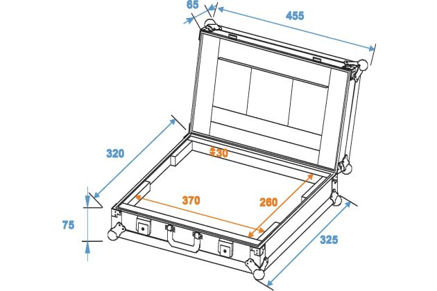 Roadinger Laptop-Case LC-15 maximal 370x255x30mm