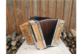 Steirische Harmonika Alpen Compact B/Es/As/Des Olive